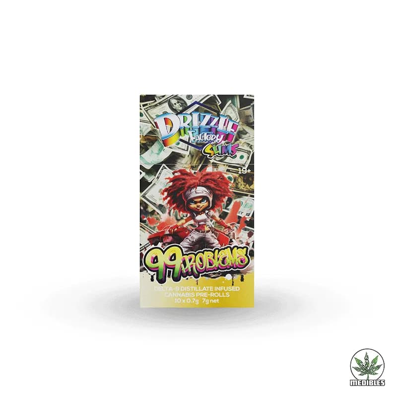 Drizzle Factory Slims Delta-9 Distillate Infused Pre-Rolls — premium flower at Mohawk Medibles Canada