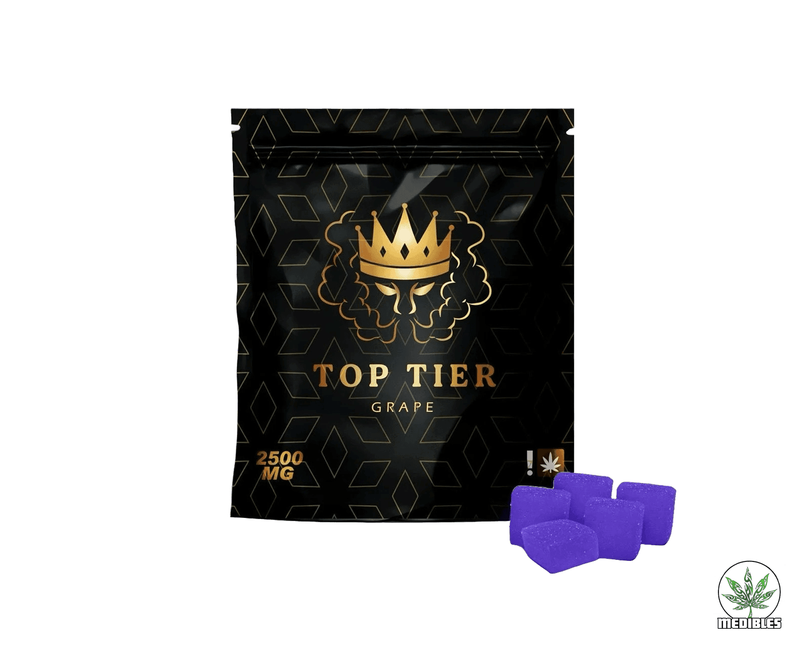 Top Tier Gummies – 2500MG THC — premium edibles at Mohawk Medibles Canada