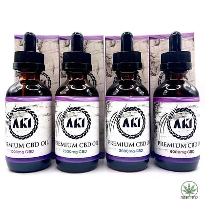 AKI Wellness – Premium CBD Oil 60ML *SALE* — premium brands at Mohawk Medibles Canada
