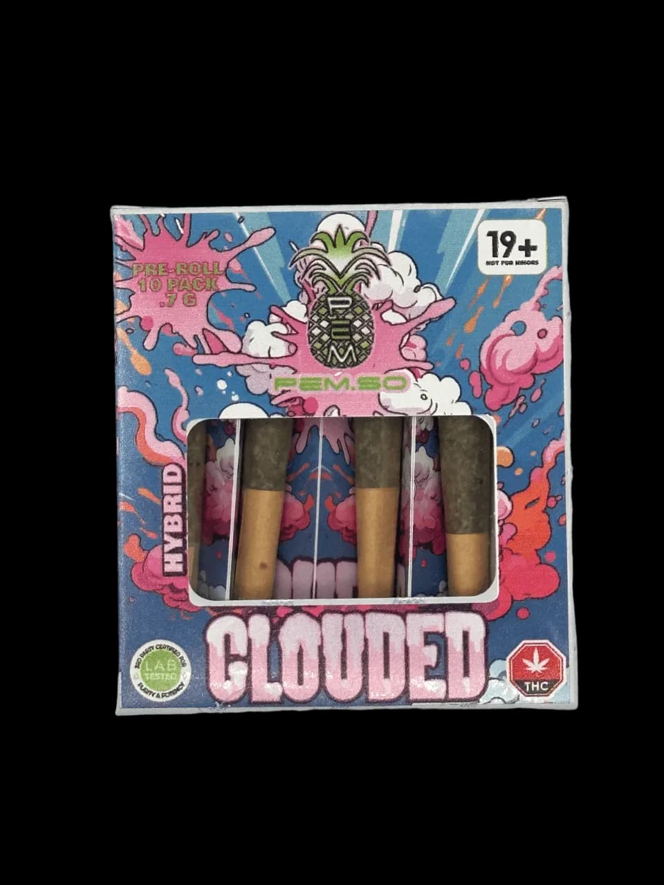 Pineapple Express Meds Pre Rolled Cones 10 pack - Mohawk Medibles