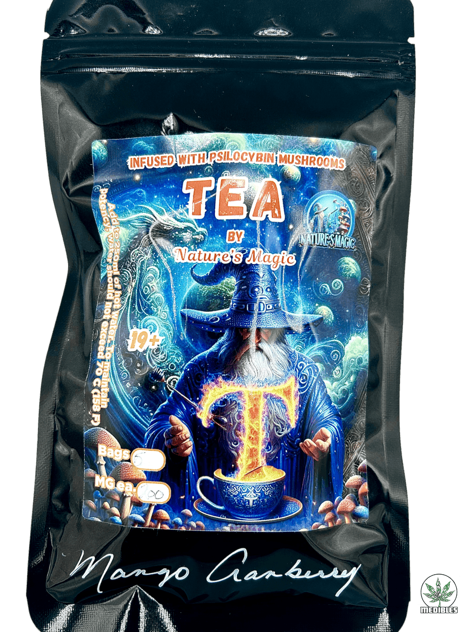 Natures Magic Mango Cranberry Psilocybin Tea — premium edibles at Mohawk Medibles Canada