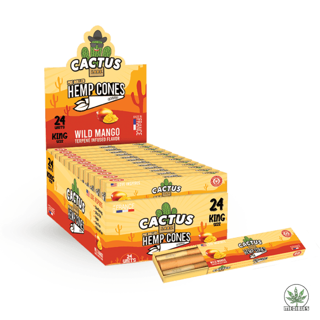 Cactus Labs King Size Pre Rolled Flavour Hemp Cones — premium brands at Mohawk Medibles Canada
