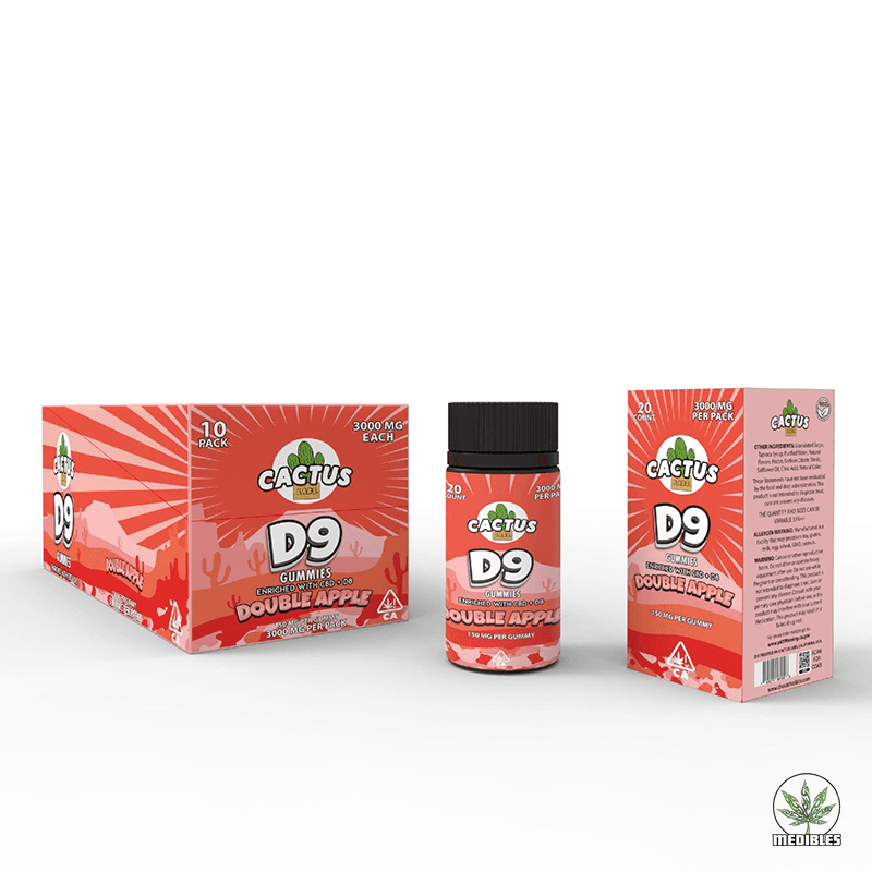 Cactus Labs D9 THC Gummies — premium edibles at Mohawk Medibles Canada
