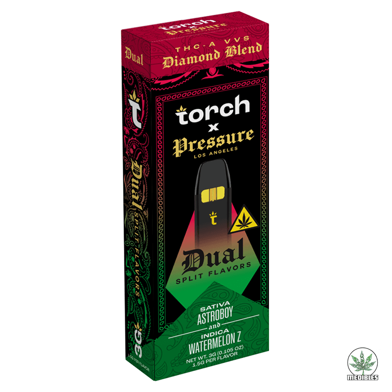Torch X Pressure THC-A Diamond Blend Dual Vape 3g — premium disposables at Mohawk Medibles Canada