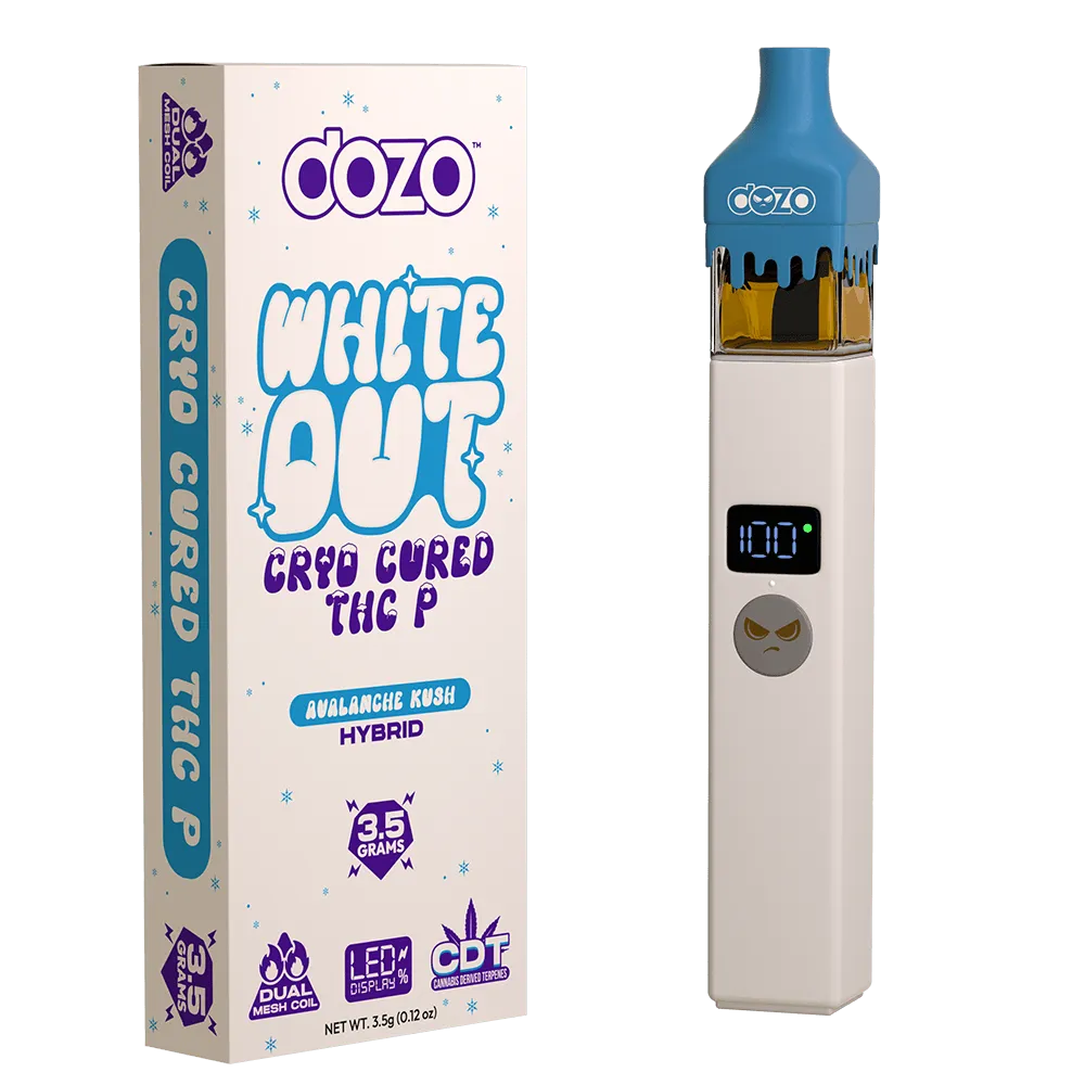 DOZO White Out Disposable THC Vape — premium disposables at Mohawk Medibles Canada