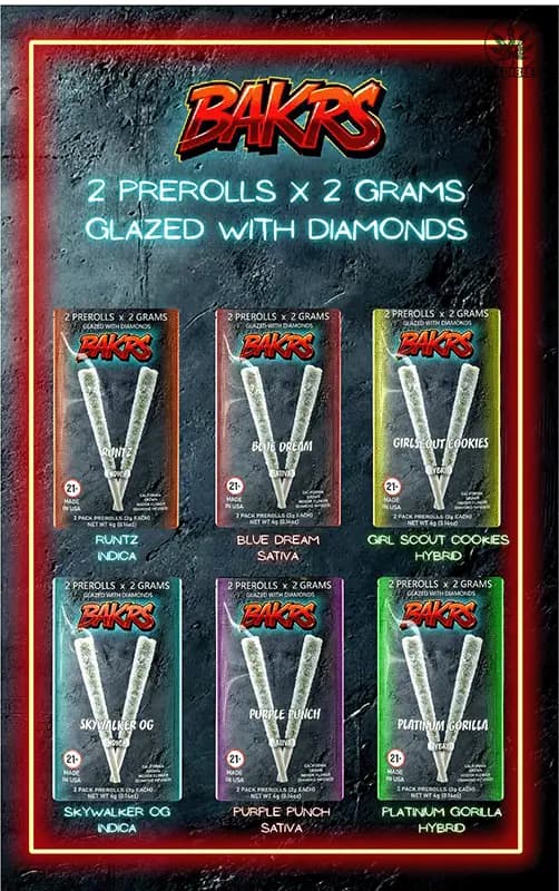 Bakrs Duo Pre Rolls — premium flower at Mohawk Medibles Canada