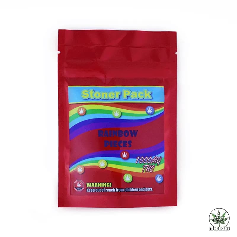 Rainbow Pieces Stoner Pack 1000mg | Mohawk Medibles — premium edibles at Mohawk Medibles Canada