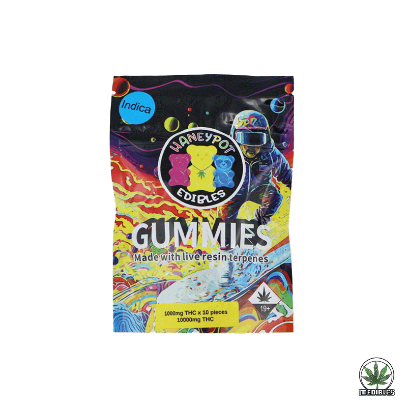 Edibles — Haneypot Edibles Live Resin Terpene Gummies 10,000mg - Mohawk Medibles